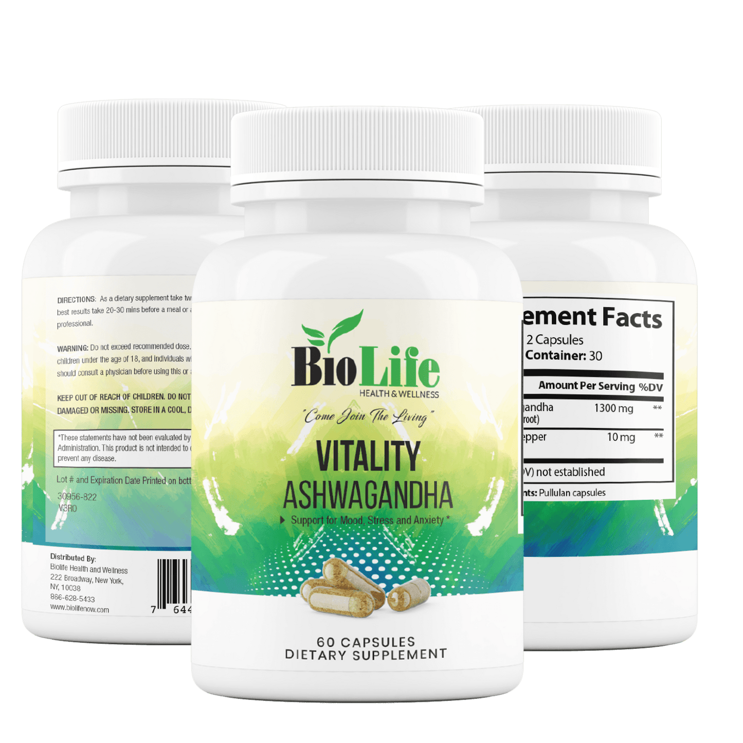Vitality - Ashwagandha - Biolife