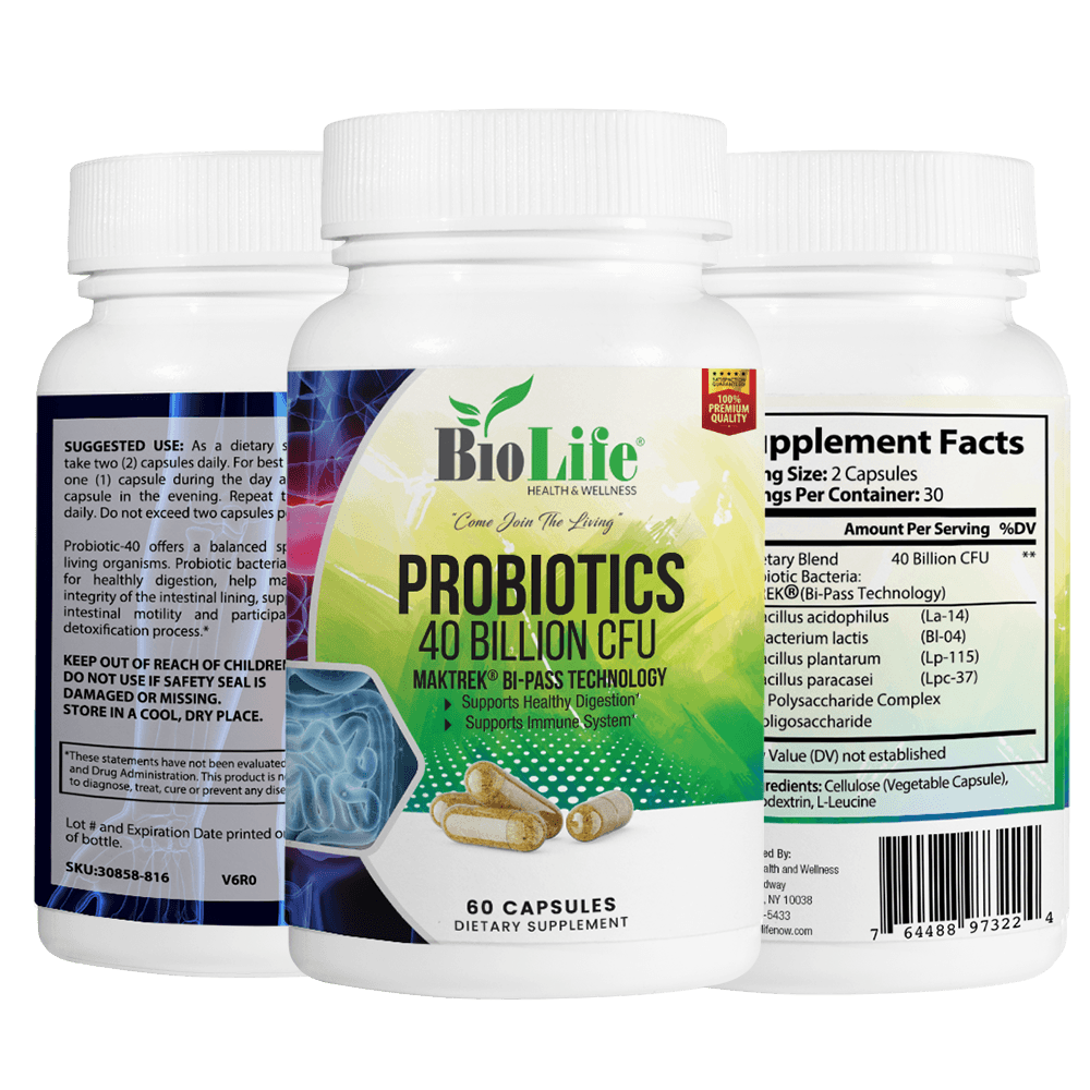 Probiotic-40 Billion CFU - Biolife