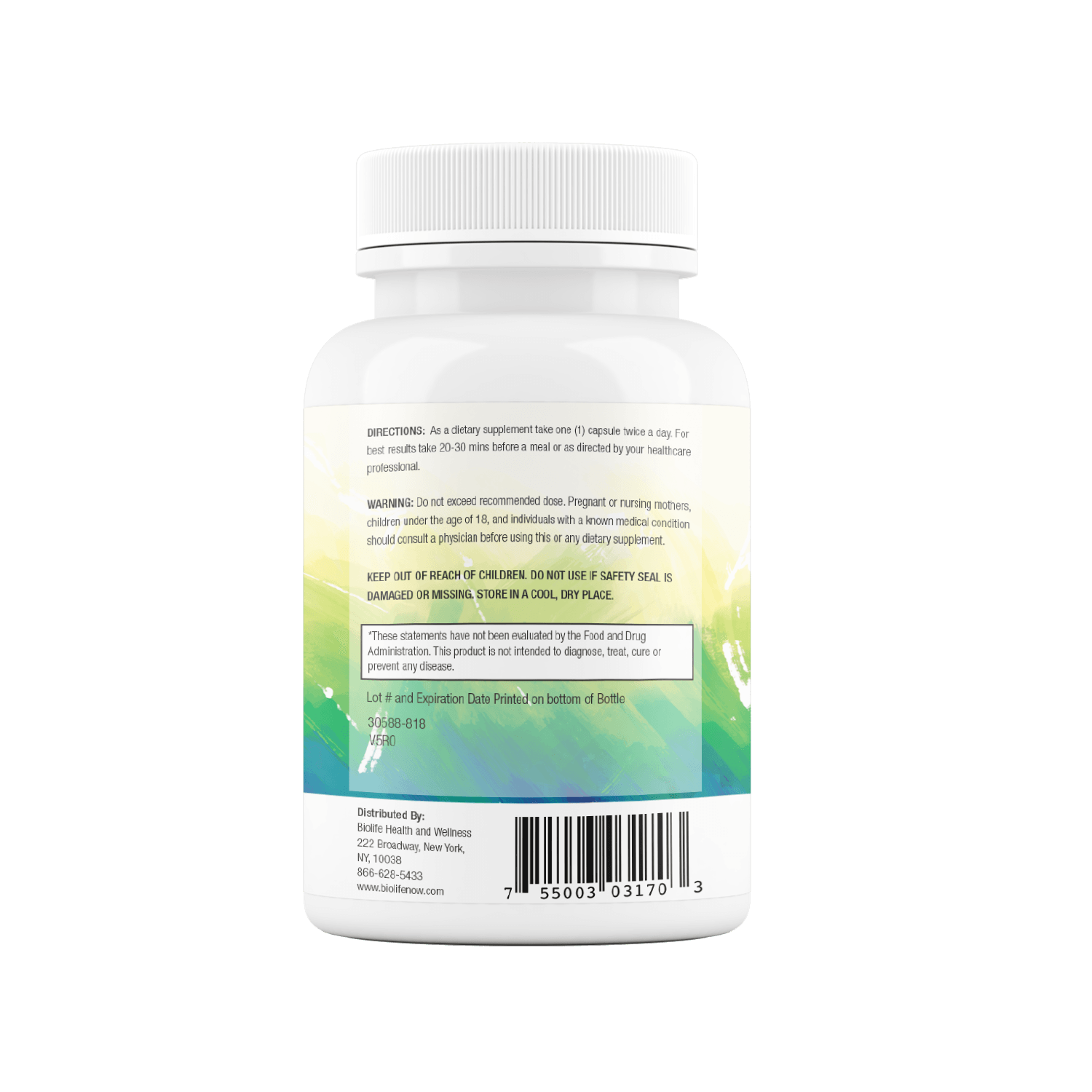Turmeric with BioPerine - Biolife