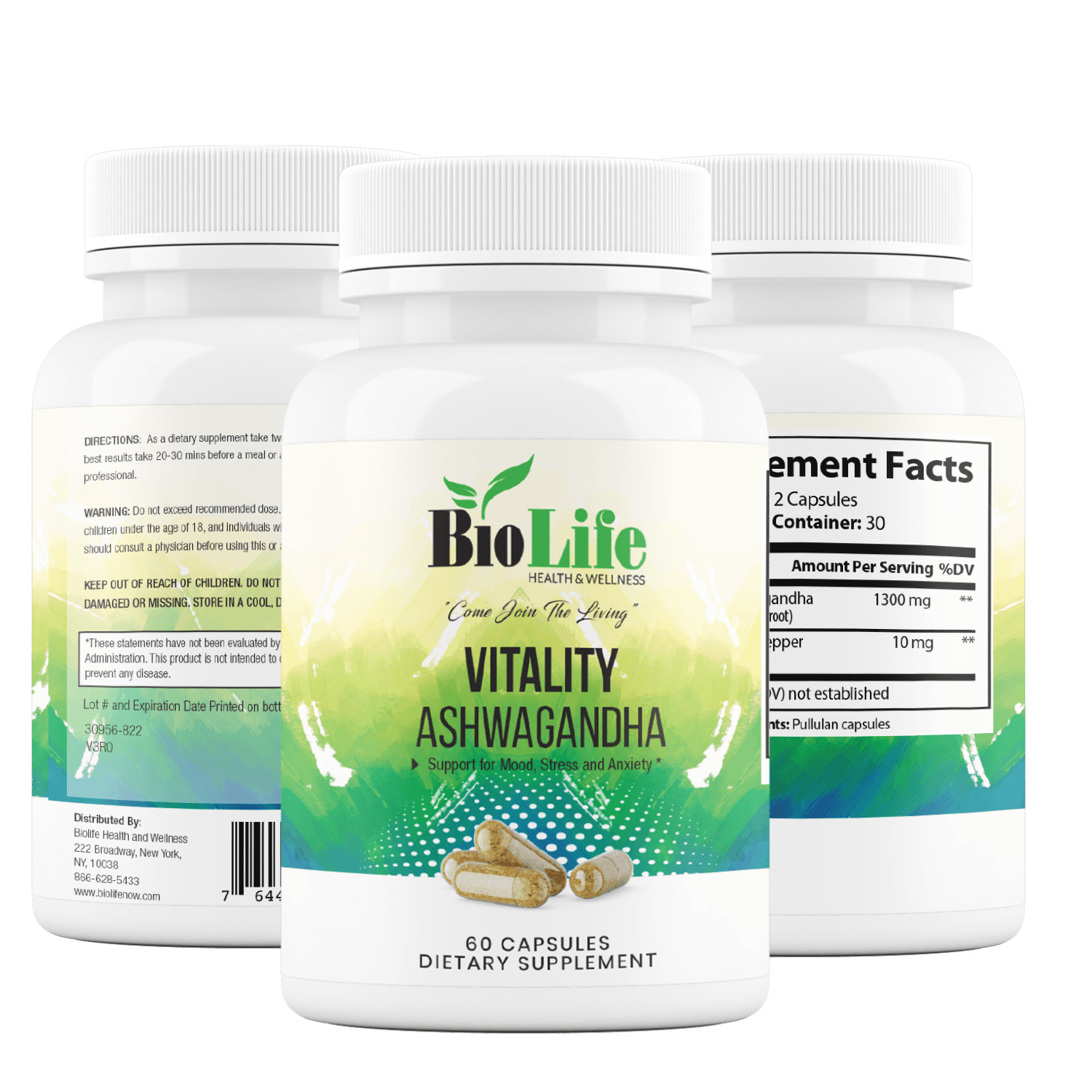 Vitality - Ashwagandha - Biolife